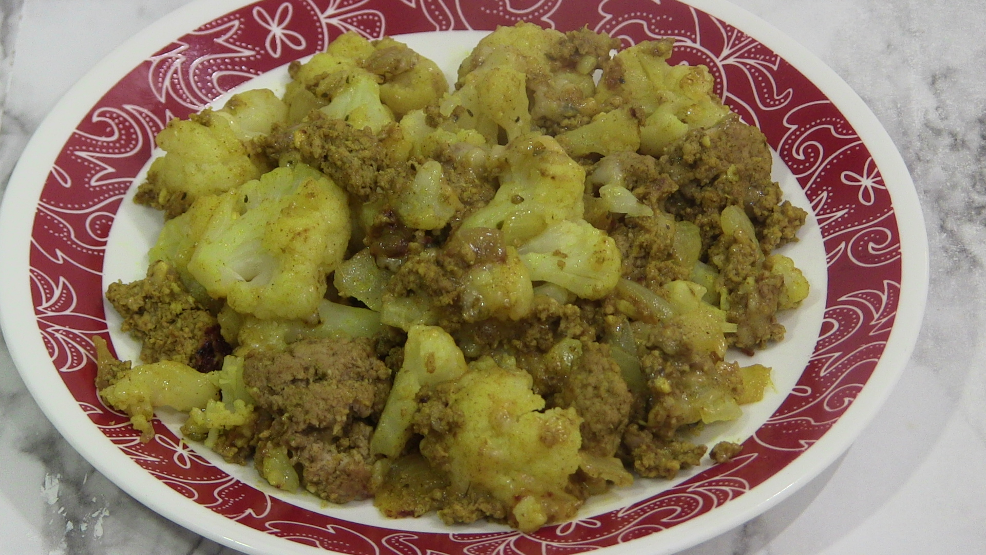 Ground Turkey and Cauliflower Skillet, AGS Friendly