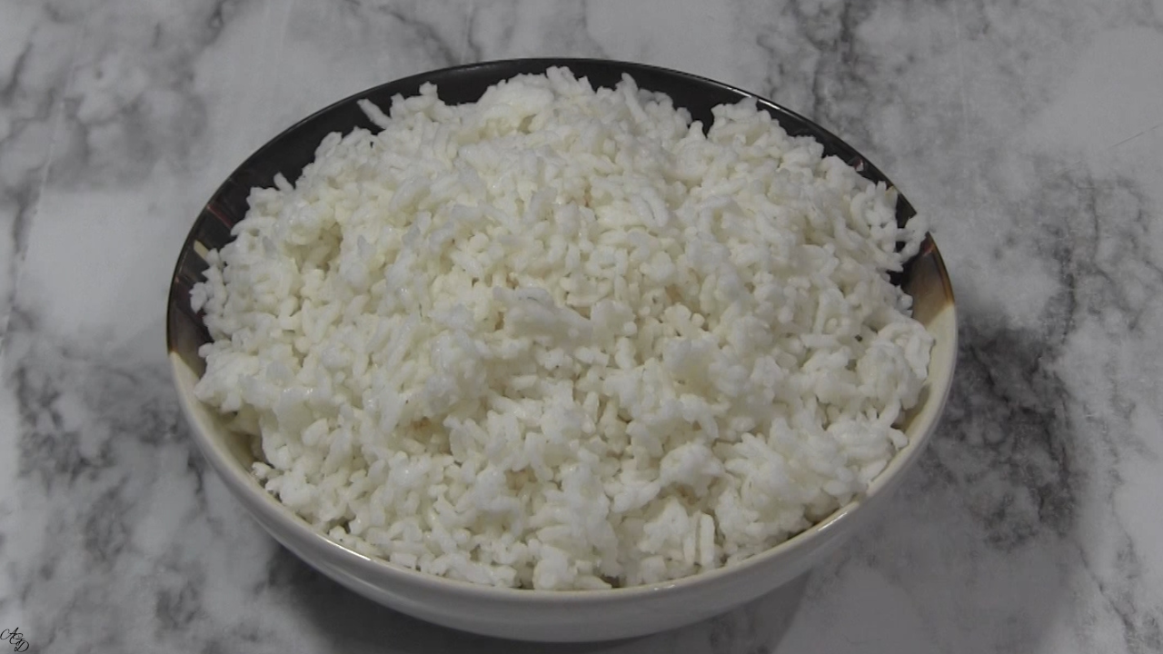 Baked White Rice, AGS Friendly, DF, GF