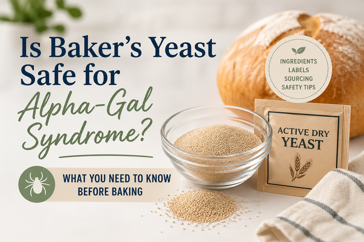 Is Baker’s Yeast Safe for Alpha-Gal Syndrome? What You Need to Know Before Baking