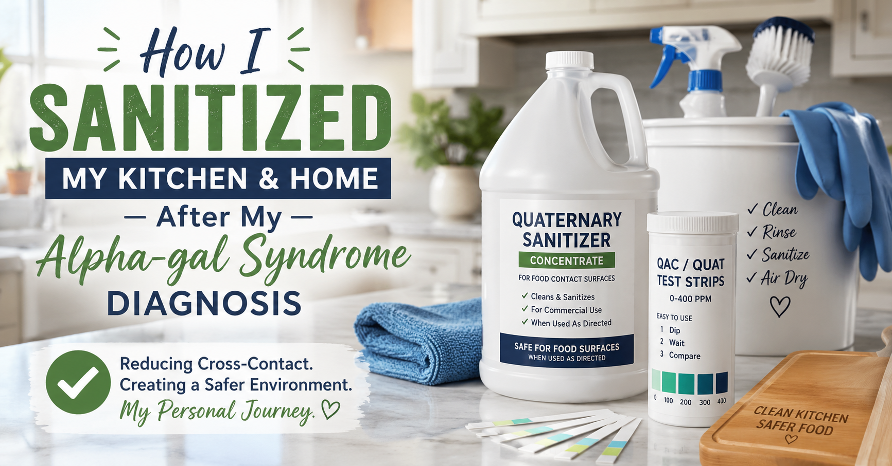 How I Sanitized My Kitchen and Home After My Alpha-gal Syndrome Diagnosis