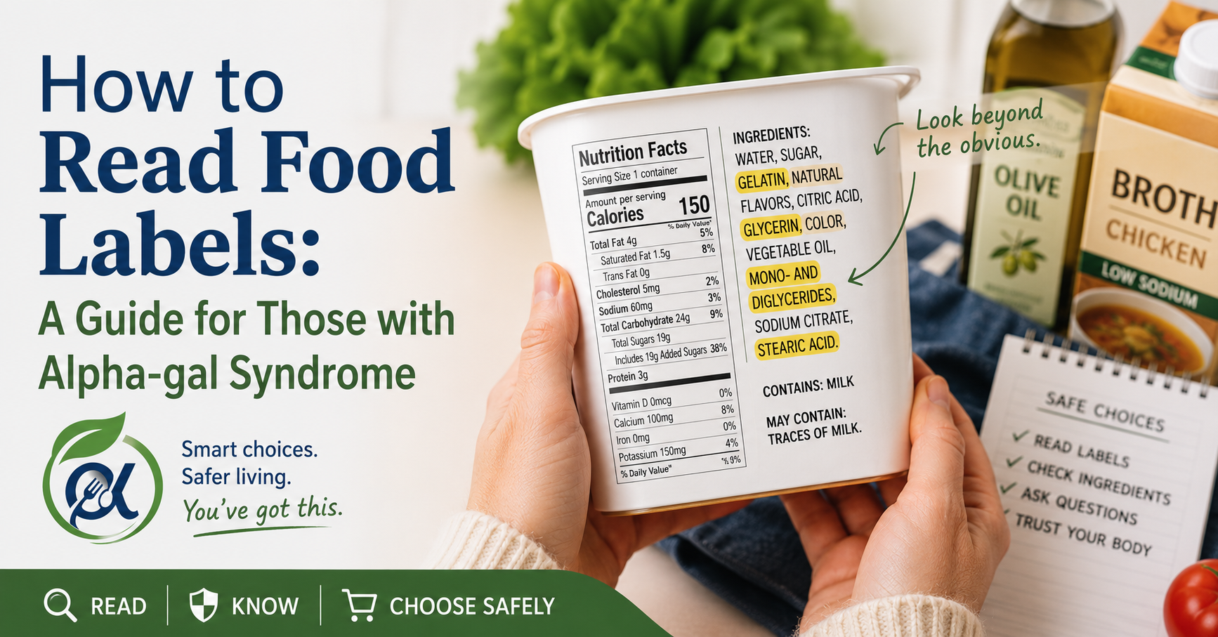 How to Read Food Labels: A Guide for Those with Alpha-gal Syndrome